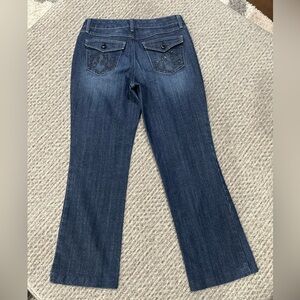 MADISON jeans with Black Stone Details, EUC!